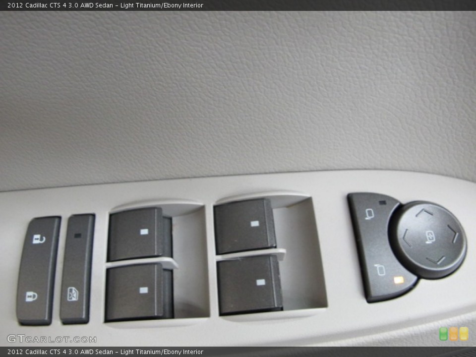 Light Titanium/Ebony Interior Controls for the 2012 Cadillac CTS 4 3.0 AWD Sedan #73664072