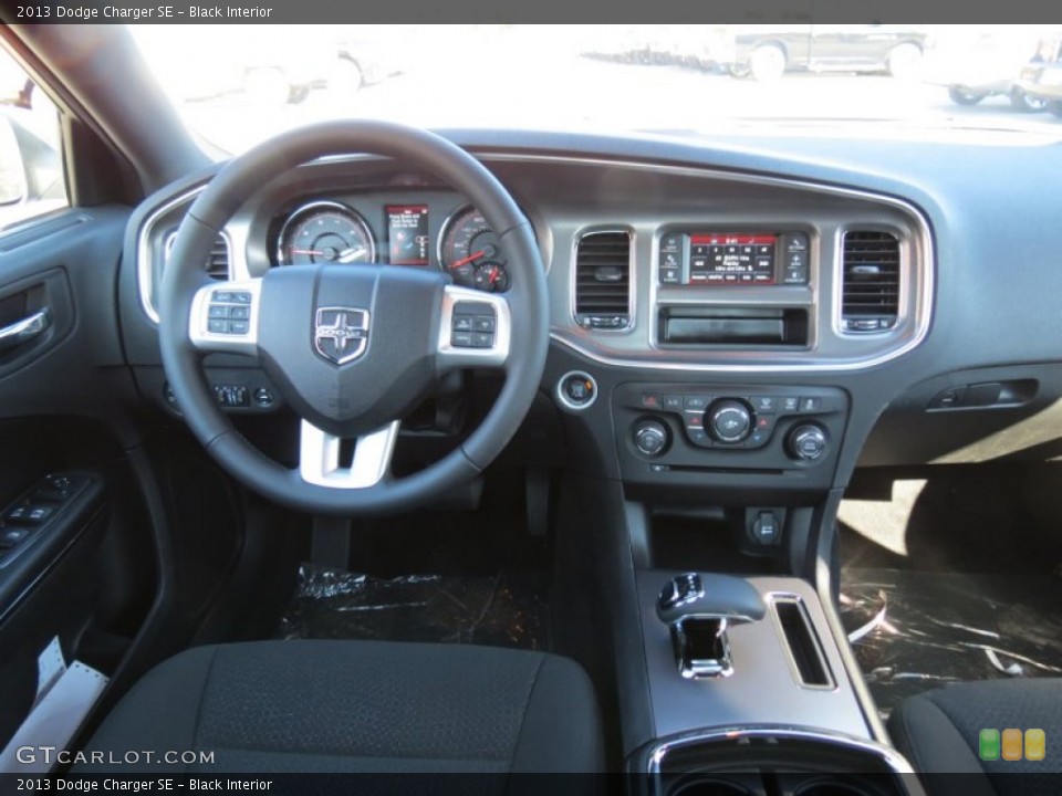 Black Interior Dashboard for the 2013 Dodge Charger SE #73664457