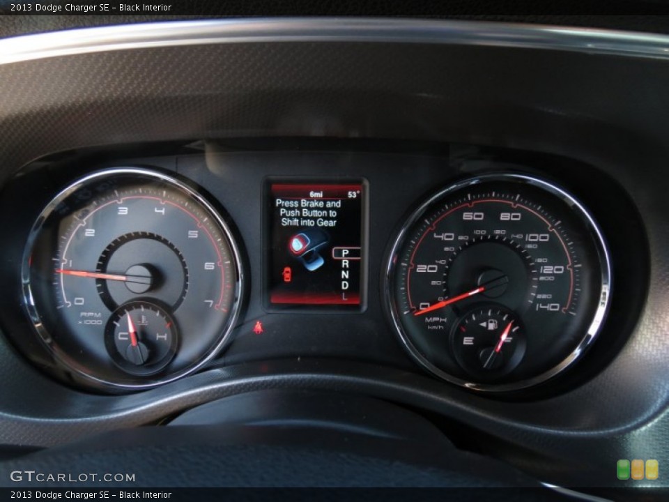 Black Interior Gauges for the 2013 Dodge Charger SE #73664481