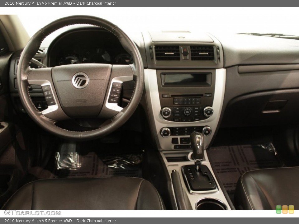 Dark Charcoal Interior Dashboard for the 2010 Mercury Milan V6 Premier AWD #73664799