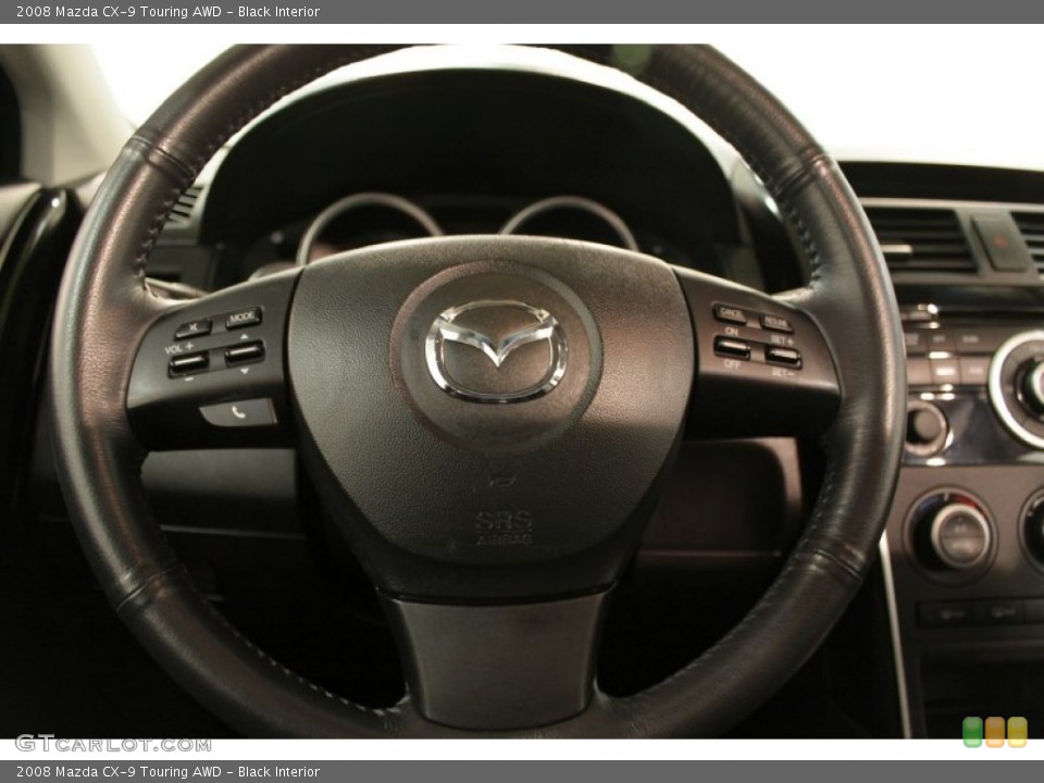 Black Interior Steering Wheel for the 2008 Mazda CX-9 Touring AWD #73665654