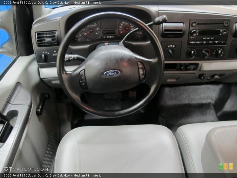 Medium Flint Interior Dashboard for the 2006 Ford F350 Super Duty XL Crew Cab 4x4 #73667207