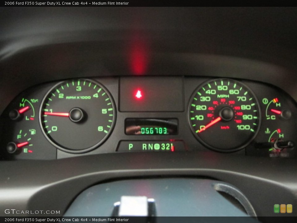 Medium Flint Interior Gauges for the 2006 Ford F350 Super Duty XL Crew Cab 4x4 #73667272
