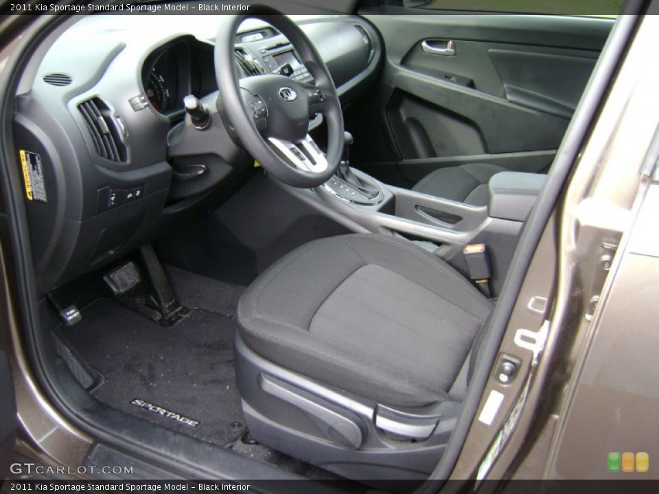 Black Interior Photo for the 2011 Kia Sportage  #73668159