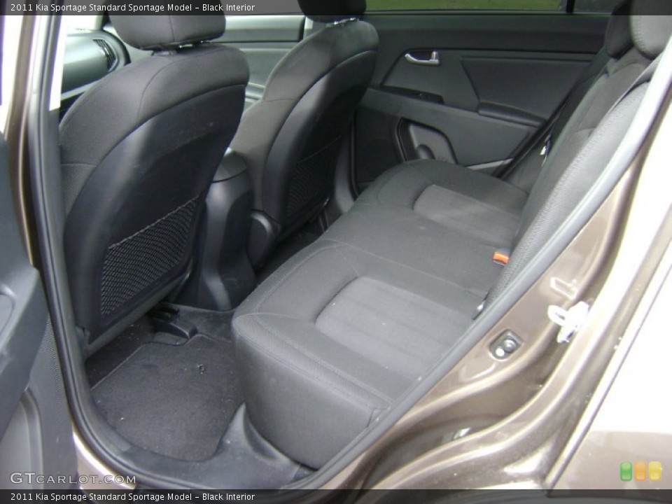 Black Interior Rear Seat for the 2011 Kia Sportage  #73668179
