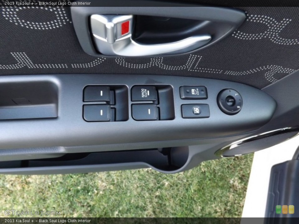 Black Soul Logo Cloth Interior Controls for the 2013 Kia Soul + #73669136