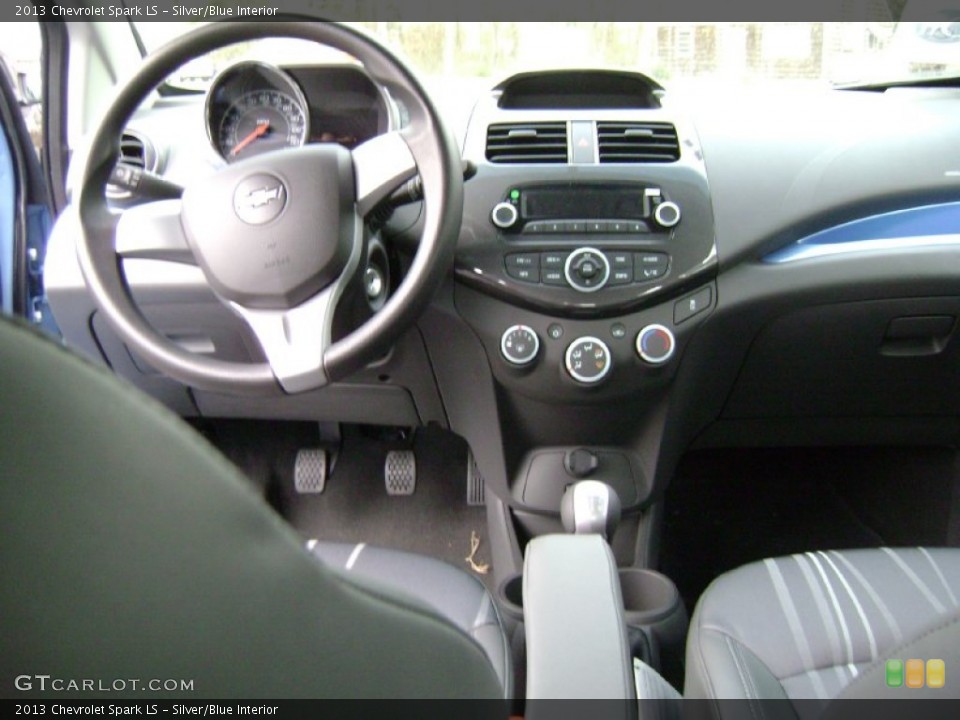 Silver/Blue Interior Dashboard for the 2013 Chevrolet Spark LS #73670835