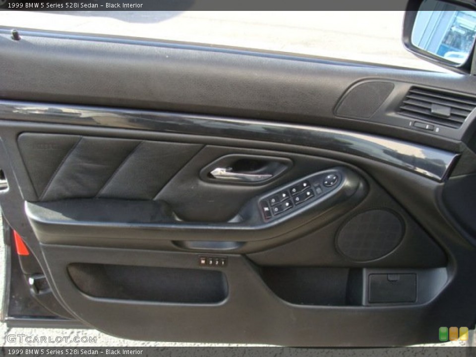 Black Interior Door Panel for the 1999 BMW 5 Series 528i Sedan #73671687