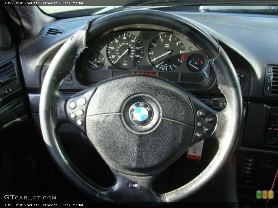 Black Interior Steering Wheel for the 1999 BMW 5 Series 528i Sedan #73671762