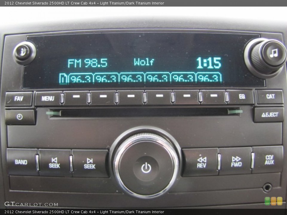 Light Titanium/Dark Titanium Interior Audio System for the 2012 Chevrolet Silverado 2500HD LT Crew Cab 4x4 #73674078