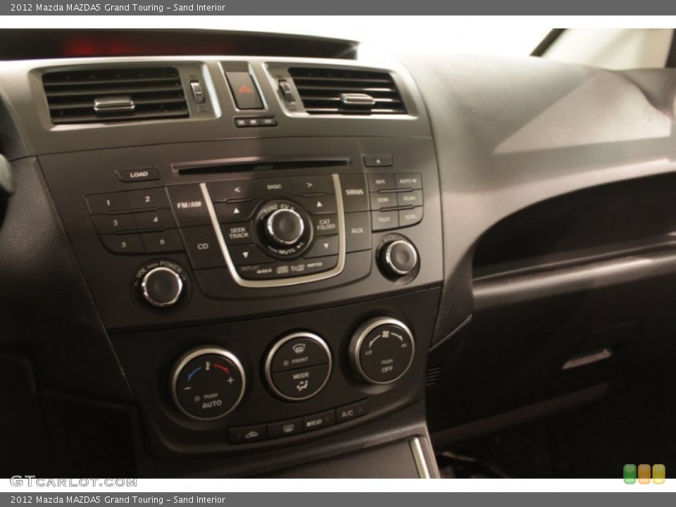 Sand Interior Controls for the 2012 Mazda MAZDA5 Grand Touring #73675683