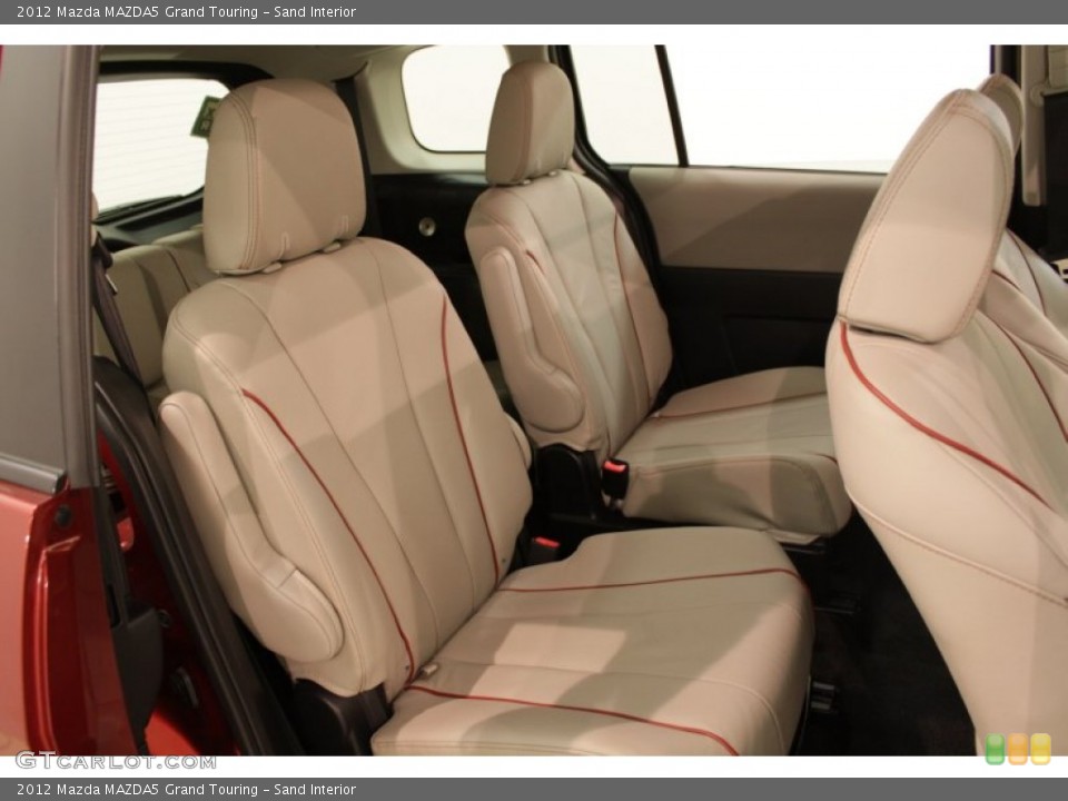 Sand Interior Rear Seat for the 2012 Mazda MAZDA5 Grand Touring #73675752
