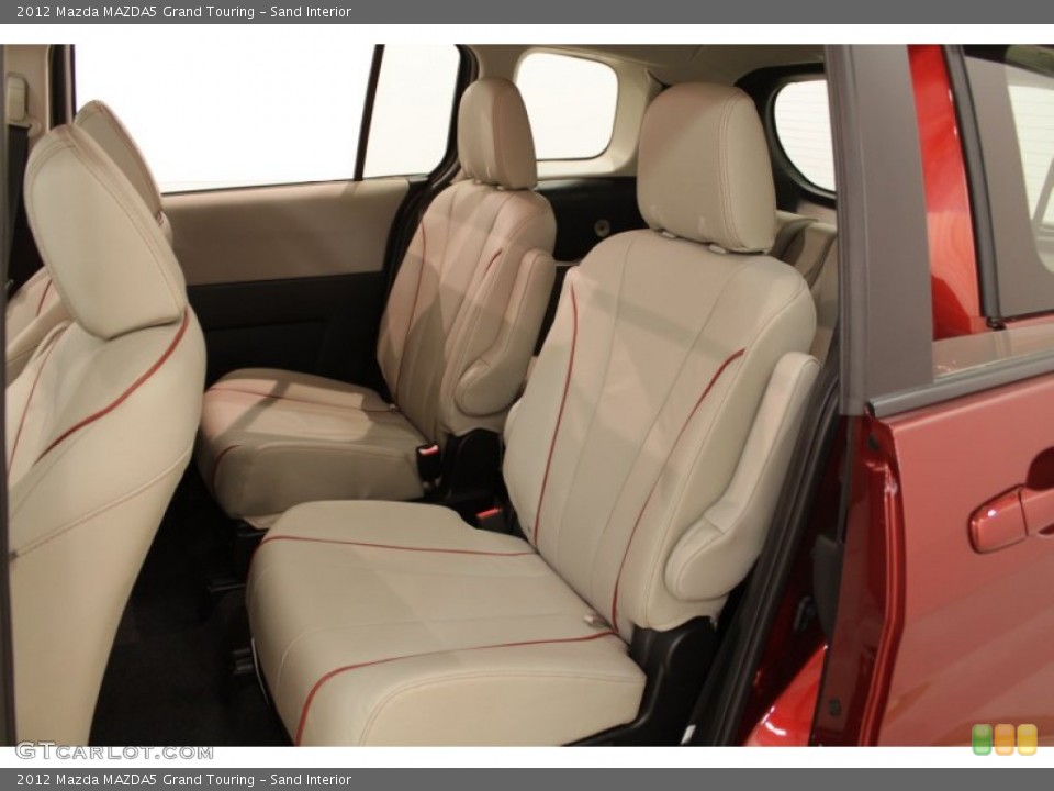 Sand Interior Rear Seat for the 2012 Mazda MAZDA5 Grand Touring #73675767