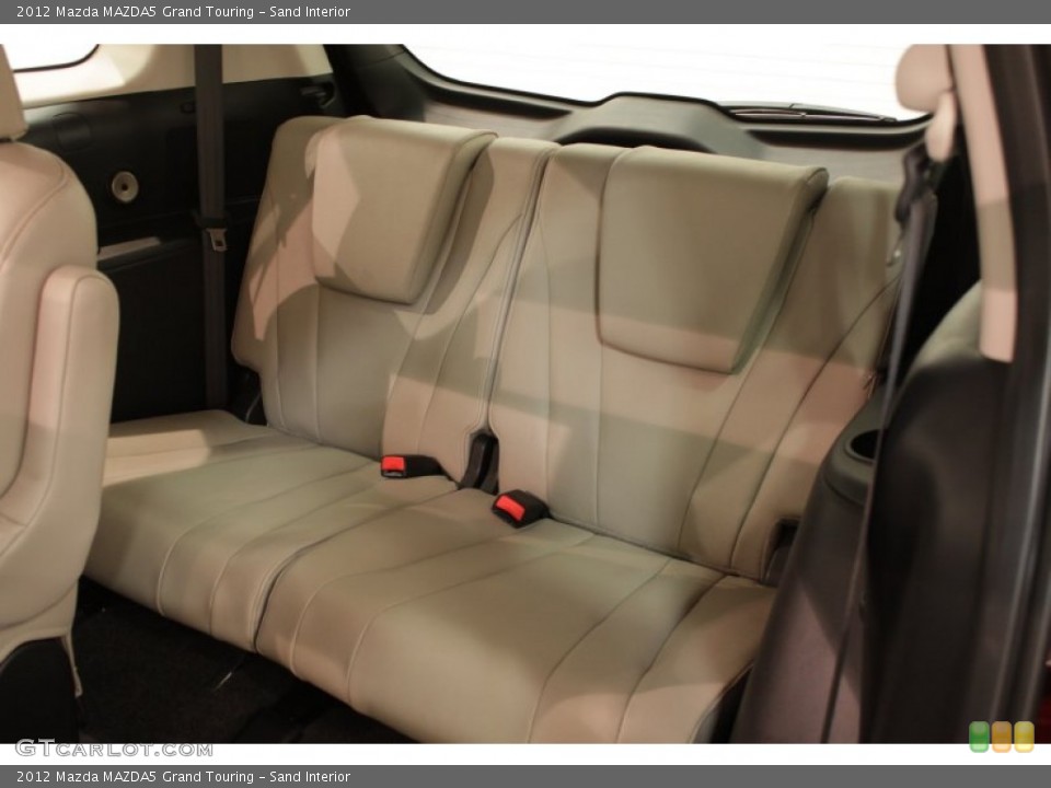 Sand Interior Rear Seat for the 2012 Mazda MAZDA5 Grand Touring #73675781