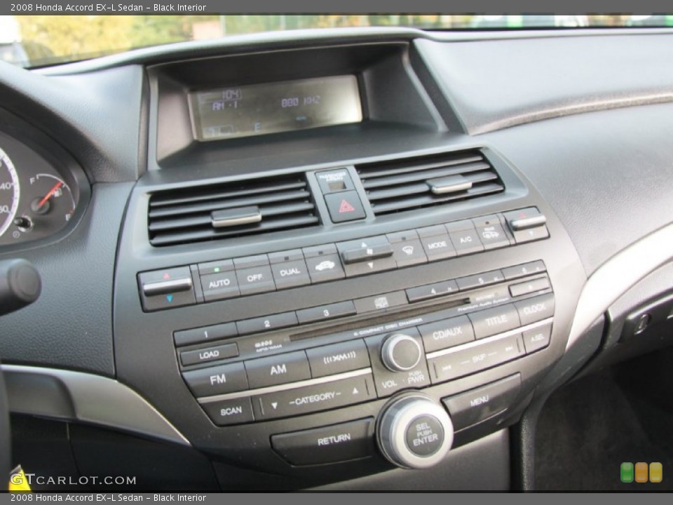 Black Interior Controls for the 2008 Honda Accord EX-L Sedan #73675893