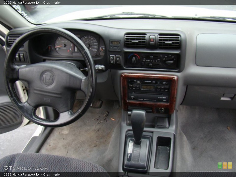 Gray Interior Dashboard for the 1999 Honda Passport LX #73678170