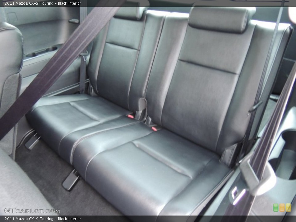 Black Interior Rear Seat for the 2011 Mazda CX-9 Touring #73678755