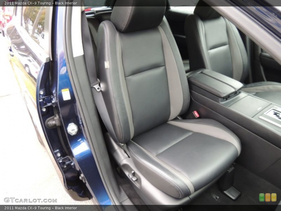 Black Interior Front Seat for the 2011 Mazda CX-9 Touring #73678776