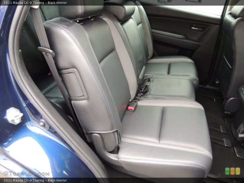 Black Interior Rear Seat for the 2011 Mazda CX-9 Touring #73678797