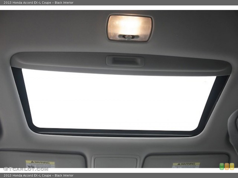Black Interior Sunroof for the 2013 Honda Accord EX-L Coupe #73678882
