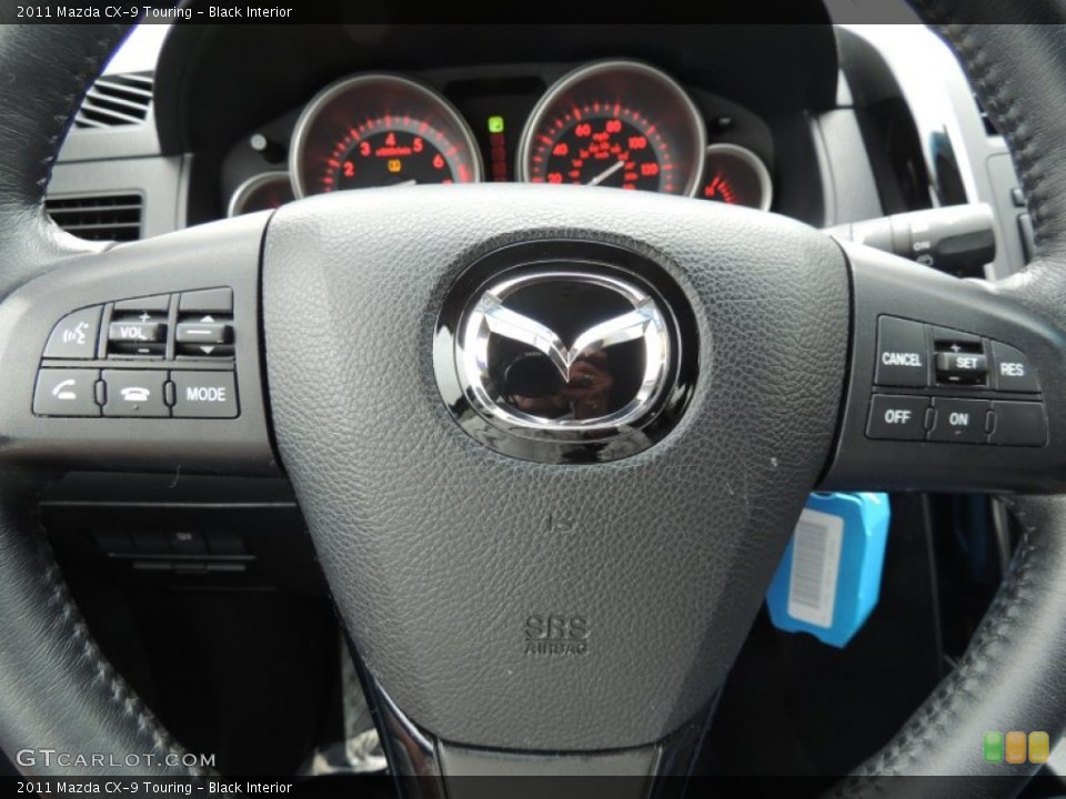 Black Interior Steering Wheel for the 2011 Mazda CX-9 Touring #73678914