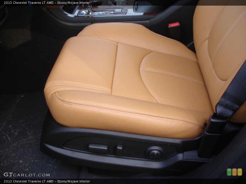 Ebony/Mojave Interior Front Seat for the 2013 Chevrolet Traverse LT AWD #73681569