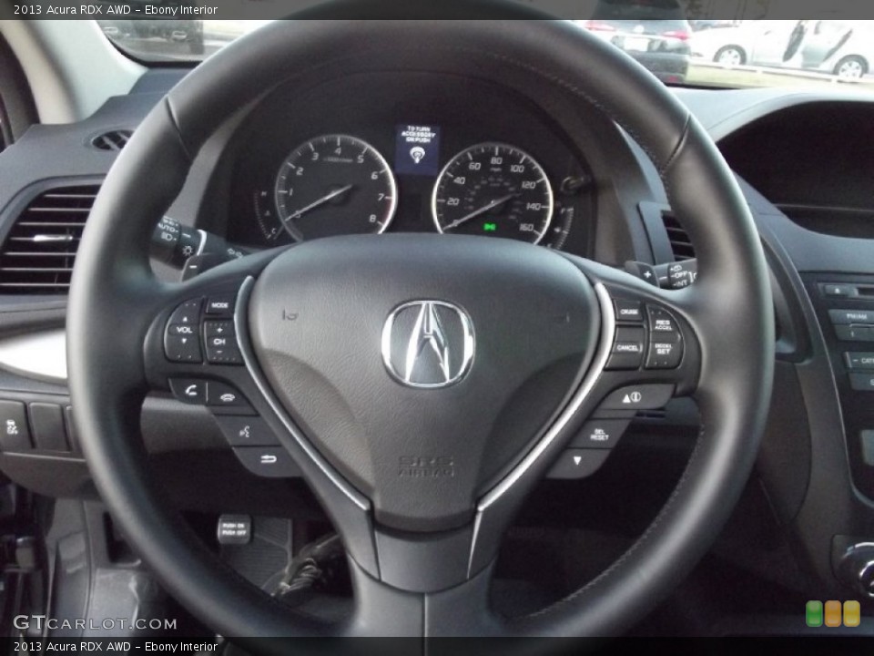 Ebony Interior Steering Wheel for the 2013 Acura RDX AWD #73684814