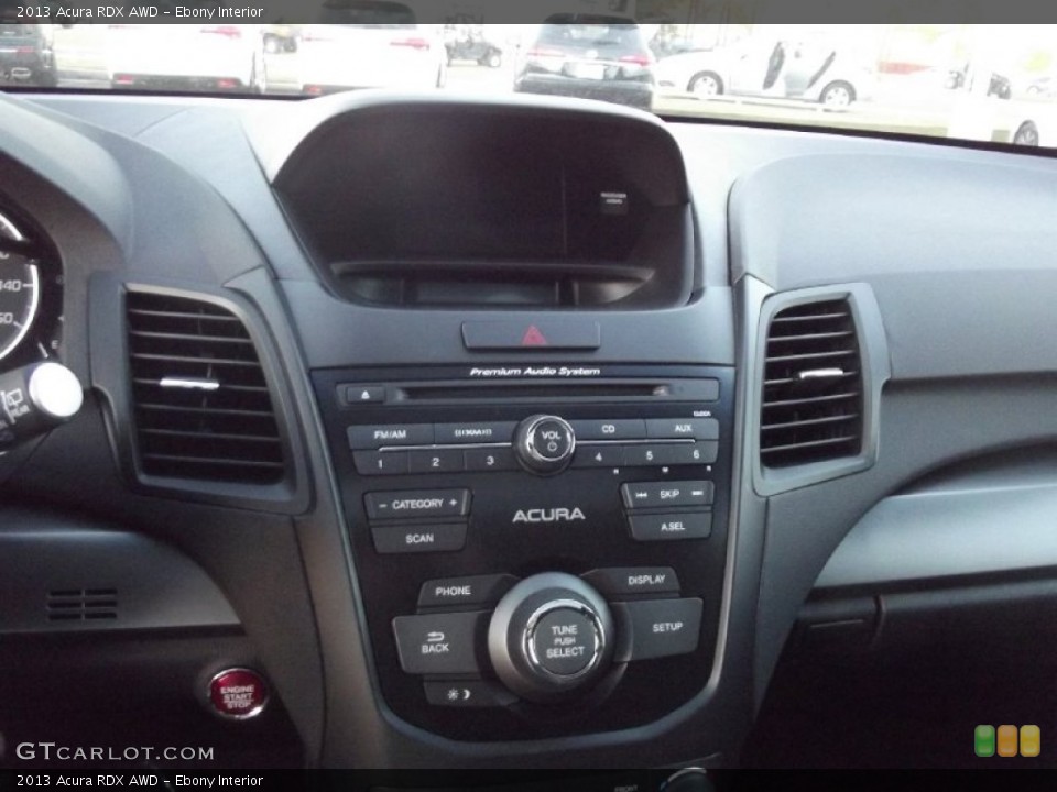Ebony Interior Controls for the 2013 Acura RDX AWD #73684835