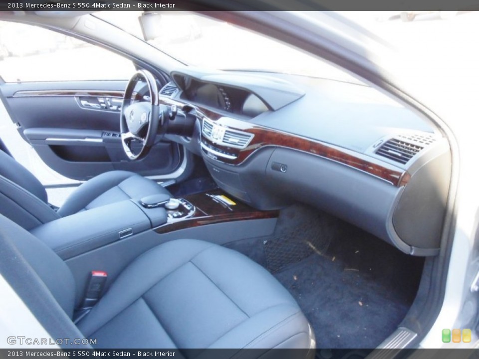 Black Interior Photo for the 2013 Mercedes-Benz S 550 4Matic Sedan #73684994