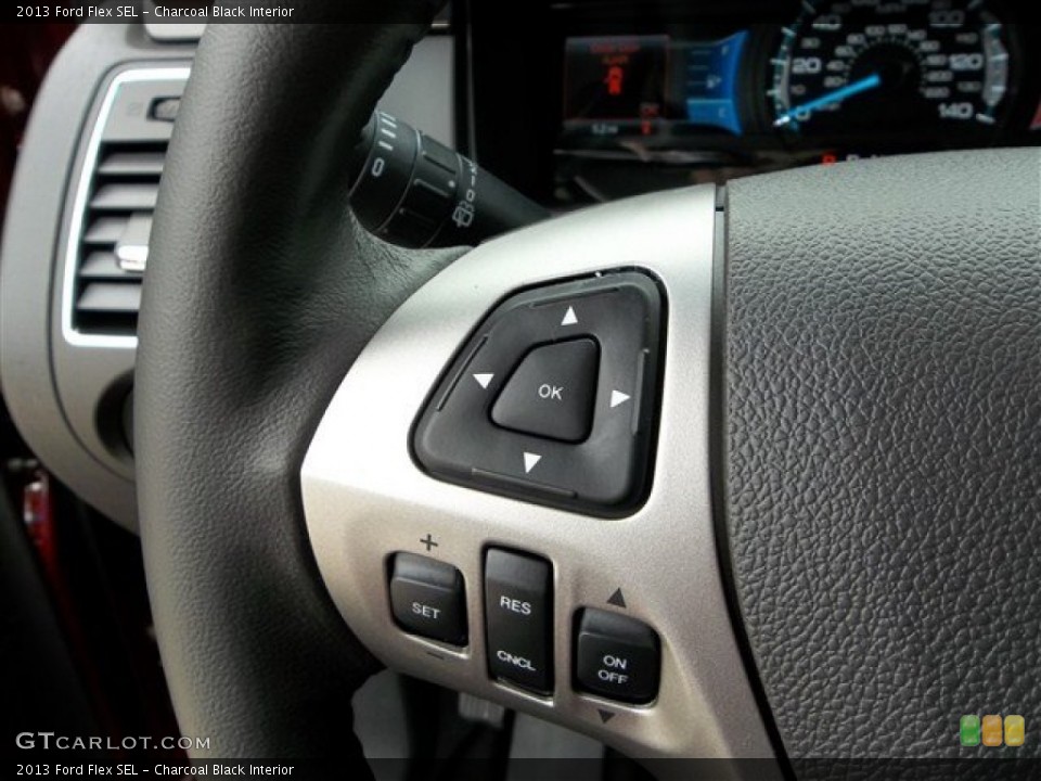 Charcoal Black Interior Controls for the 2013 Ford Flex SEL #73687141
