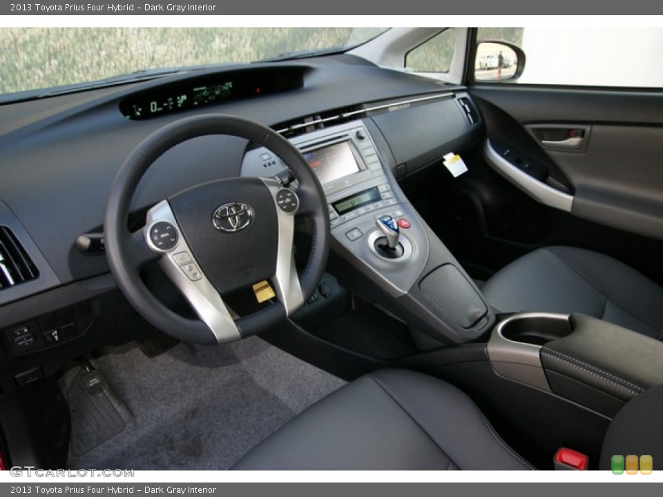 Dark Gray Interior Prime Interior for the 2013 Toyota Prius Four Hybrid #73687525