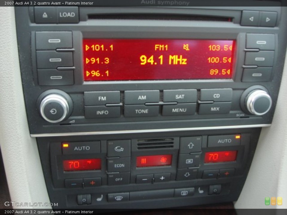 Platinum Interior Audio System for the 2007 Audi A4 3.2 quattro Avant #73688982