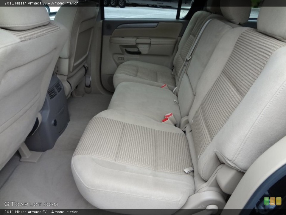 Almond Interior Rear Seat for the 2011 Nissan Armada SV #73690269