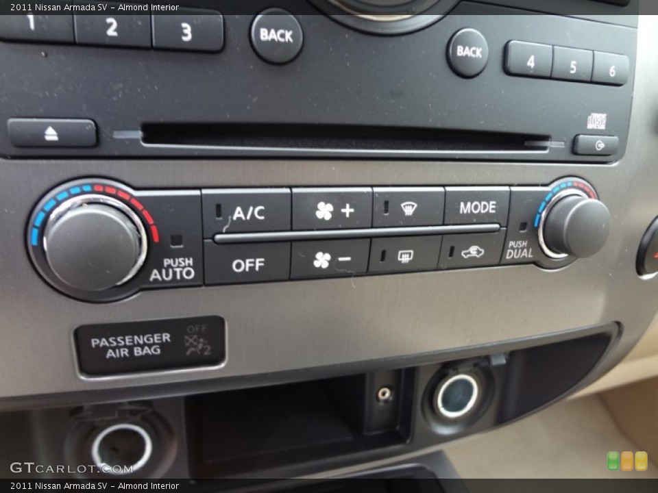 Almond Interior Controls for the 2011 Nissan Armada SV #73690581