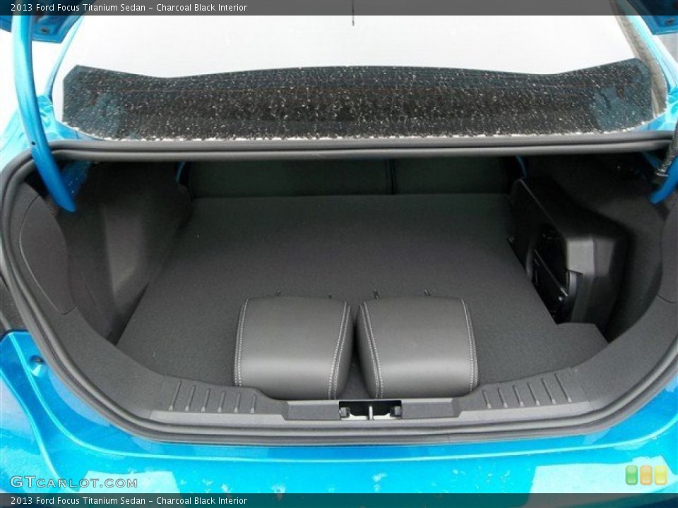 Charcoal Black Interior Trunk for the 2013 Ford Focus Titanium Sedan #73690788