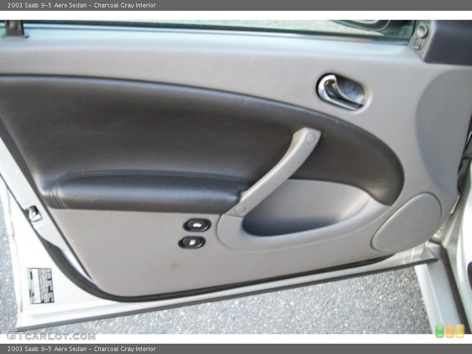 Charcoal Gray Interior Door Panel for the 2003 Saab 9-5 Aero Sedan #73690887