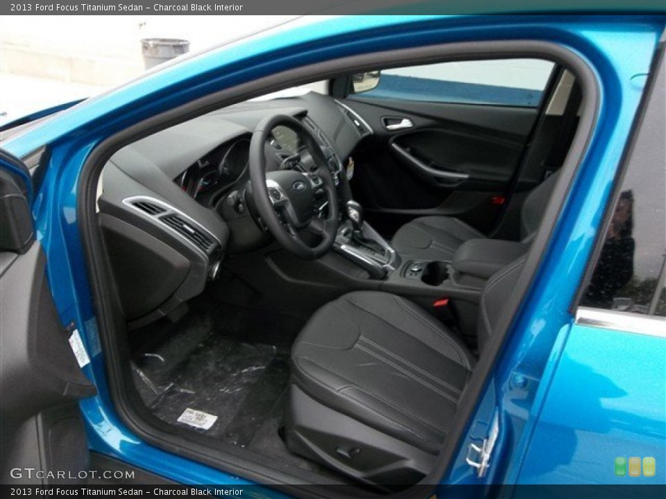 Charcoal Black Interior Photo for the 2013 Ford Focus Titanium Sedan #73690944