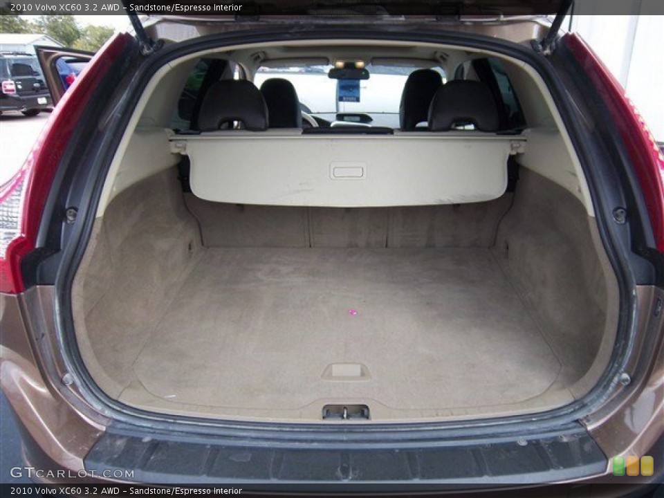 Sandstone/Espresso Interior Trunk for the 2010 Volvo XC60 3.2 AWD #73693023