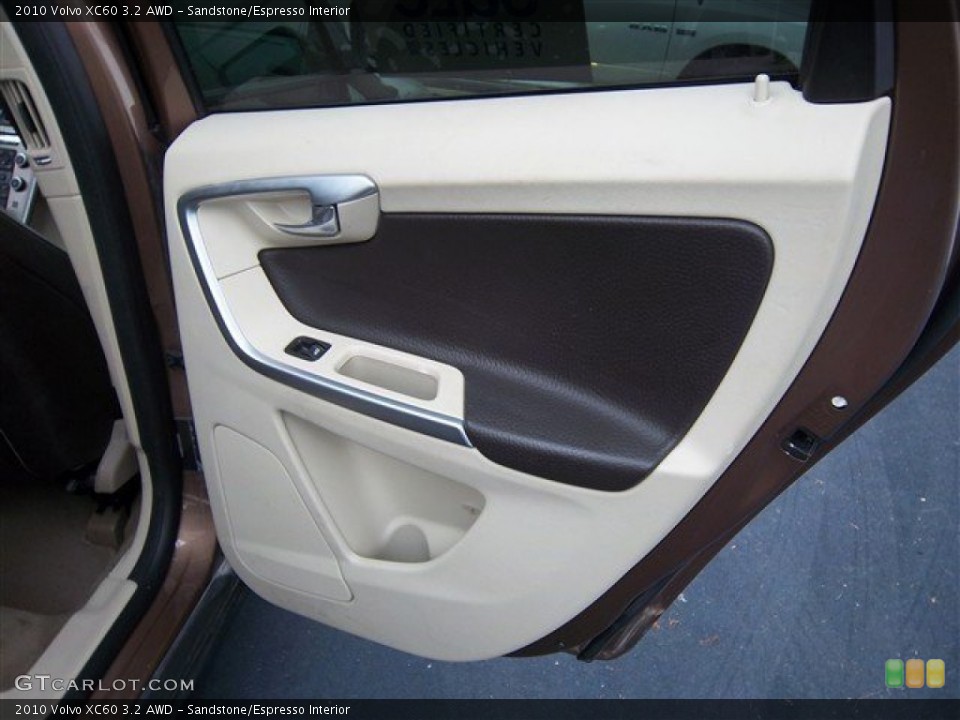 Sandstone/Espresso Interior Door Panel for the 2010 Volvo XC60 3.2 AWD #73693047
