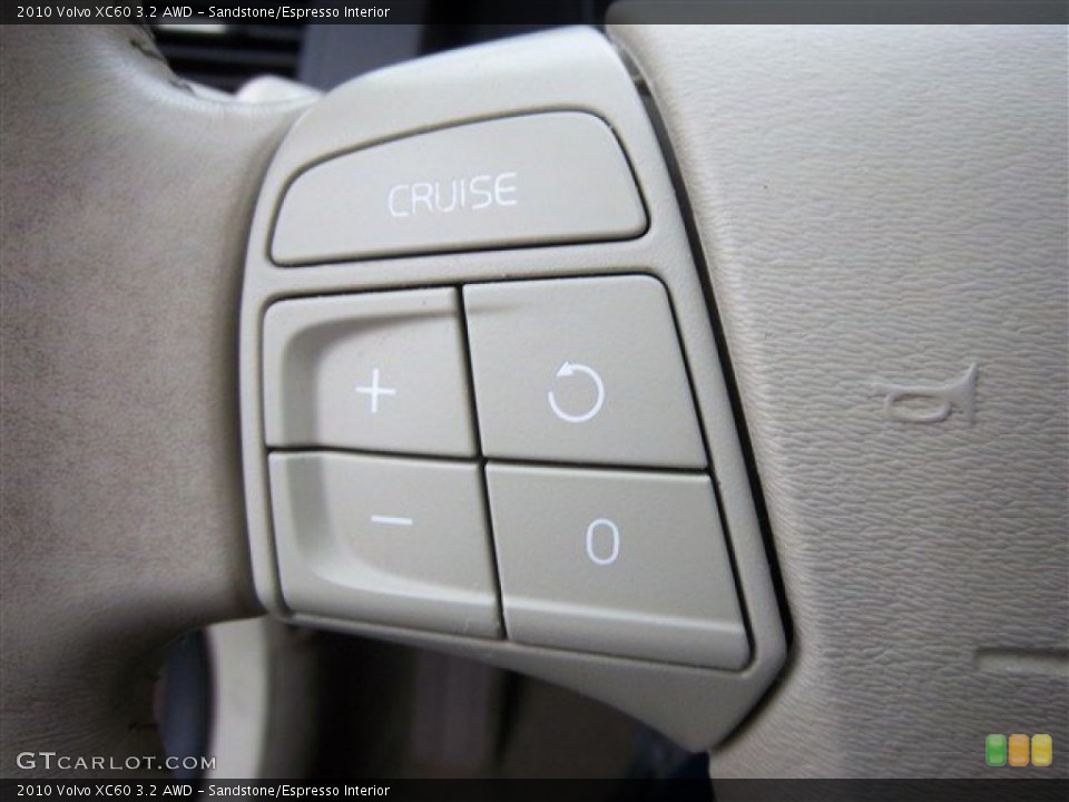 Sandstone/Espresso Interior Controls for the 2010 Volvo XC60 3.2 AWD #73693130