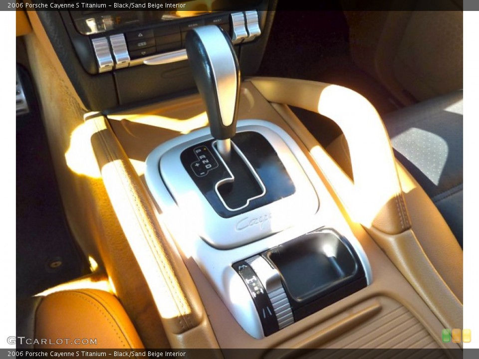 Black/Sand Beige Interior Transmission for the 2006 Porsche Cayenne S Titanium #73693624