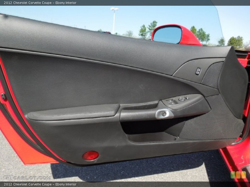 Ebony Interior Door Panel for the 2012 Chevrolet Corvette Coupe #73695896