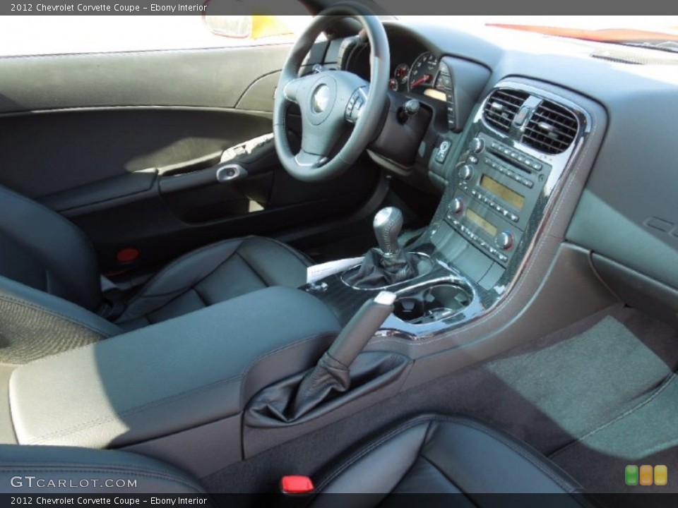 Ebony Interior Photo for the 2012 Chevrolet Corvette Coupe #73696086