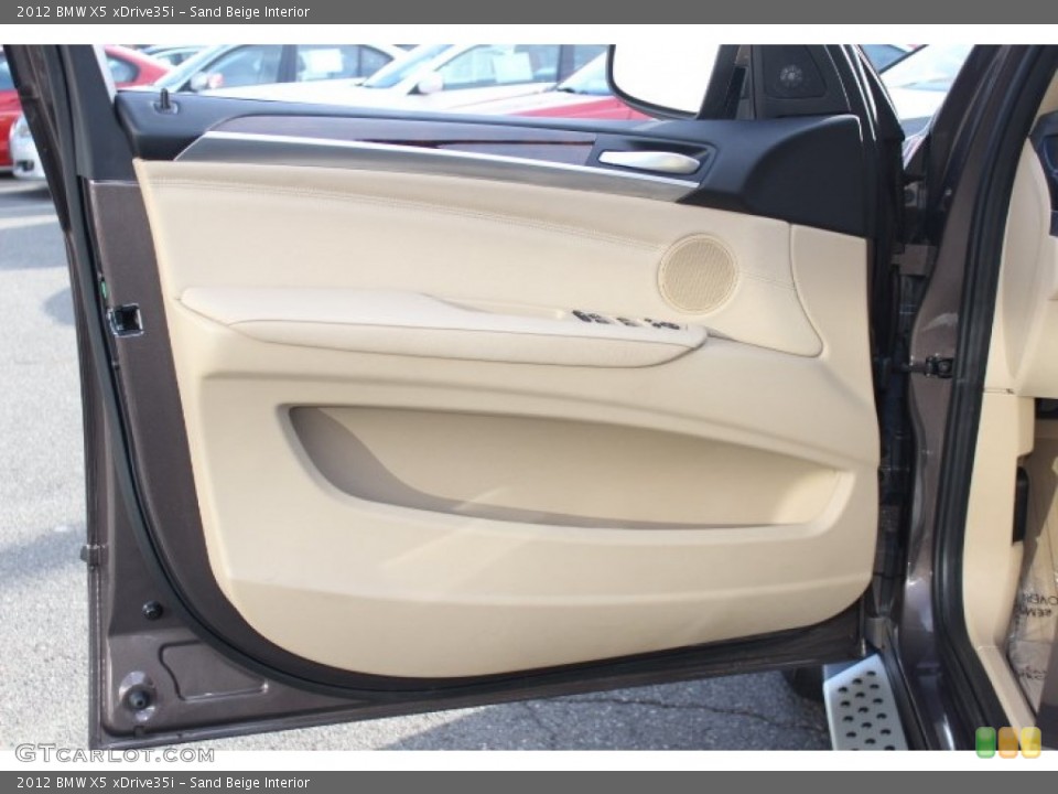 Sand Beige Interior Door Panel for the 2012 BMW X5 xDrive35i #73696455