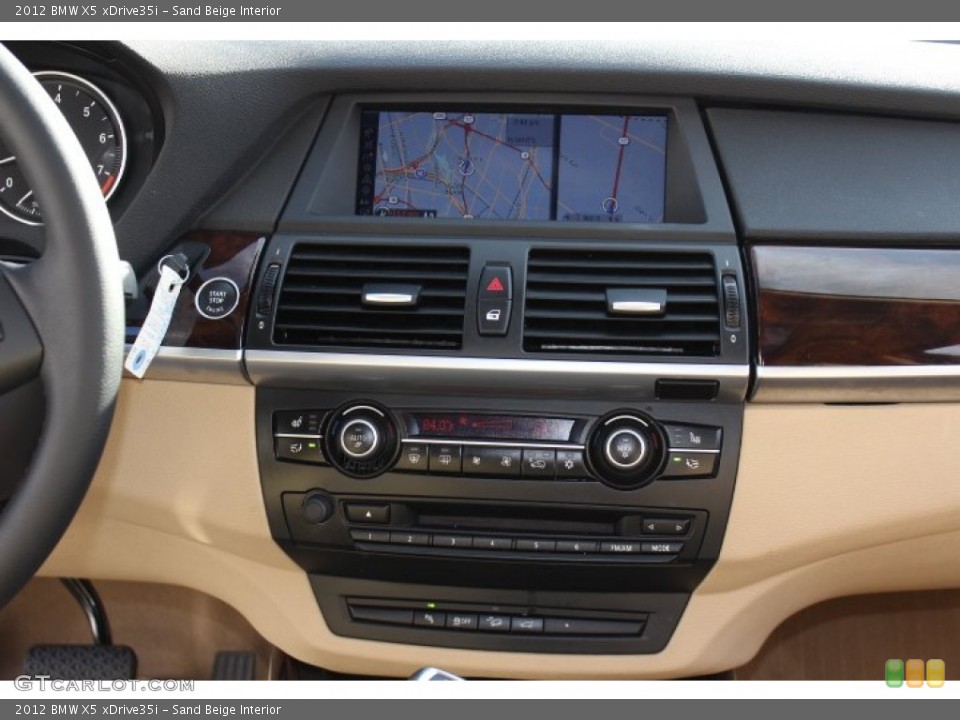 Sand Beige Interior Controls for the 2012 BMW X5 xDrive35i #73696530