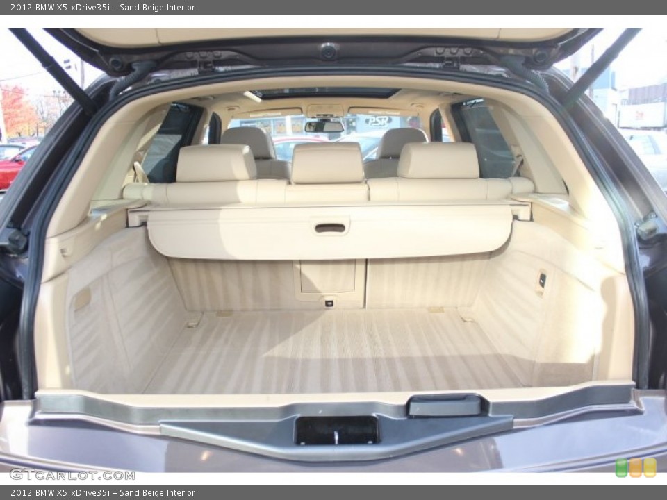 Sand Beige Interior Trunk for the 2012 BMW X5 xDrive35i #73696626