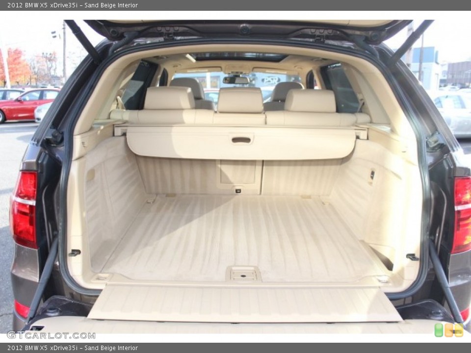 Sand Beige Interior Trunk for the 2012 BMW X5 xDrive35i #73696641
