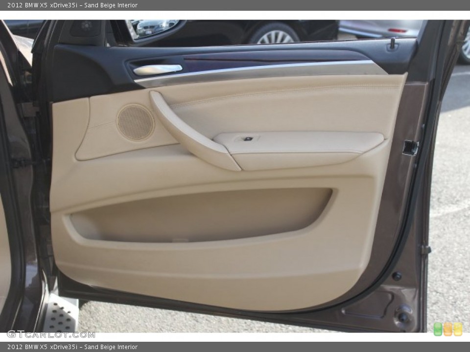 Sand Beige Interior Door Panel for the 2012 BMW X5 xDrive35i #73696691