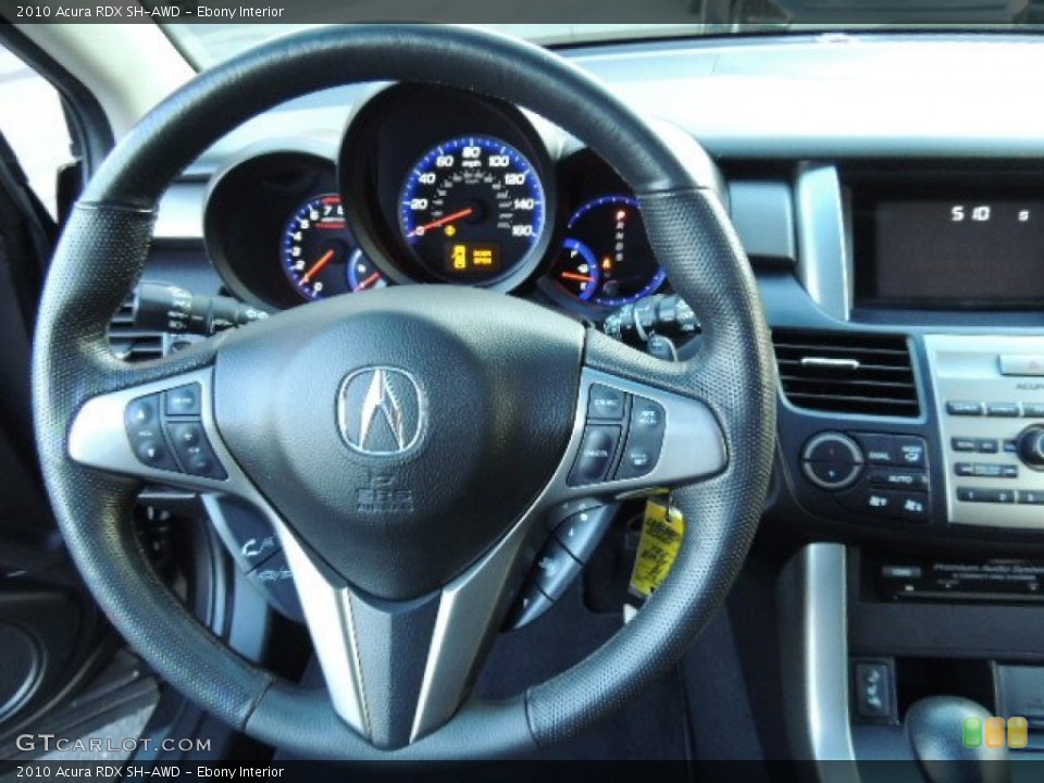Ebony Interior Steering Wheel for the 2010 Acura RDX SH-AWD #73697125