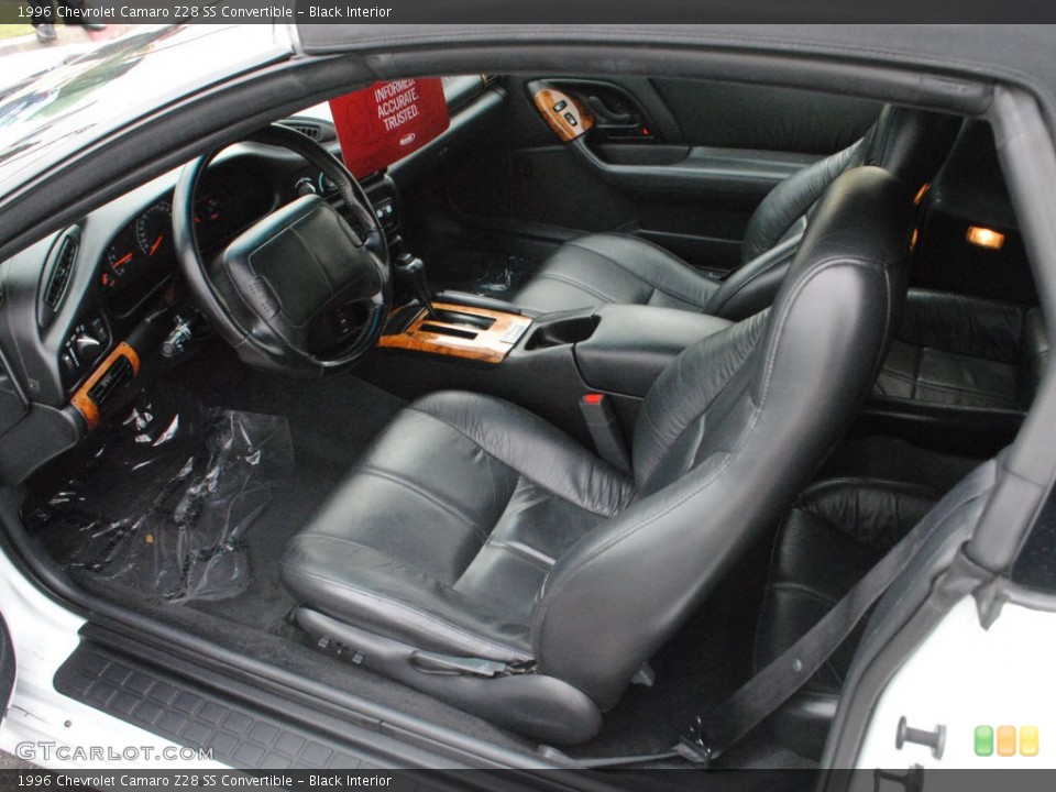 Black 1996 Chevrolet Camaro Interiors